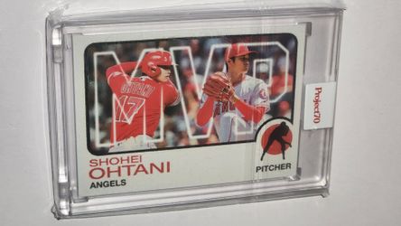 2021 Topps Project 70 - 1973 Topps Baseball Shohei Ohtani #742
