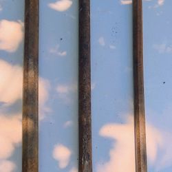 RARE OLD VINTAGE HAND FORGED  UNIQUE RUSTIC IRON BIG NAIL  SET OF 3 - COLLECTIBLE 
