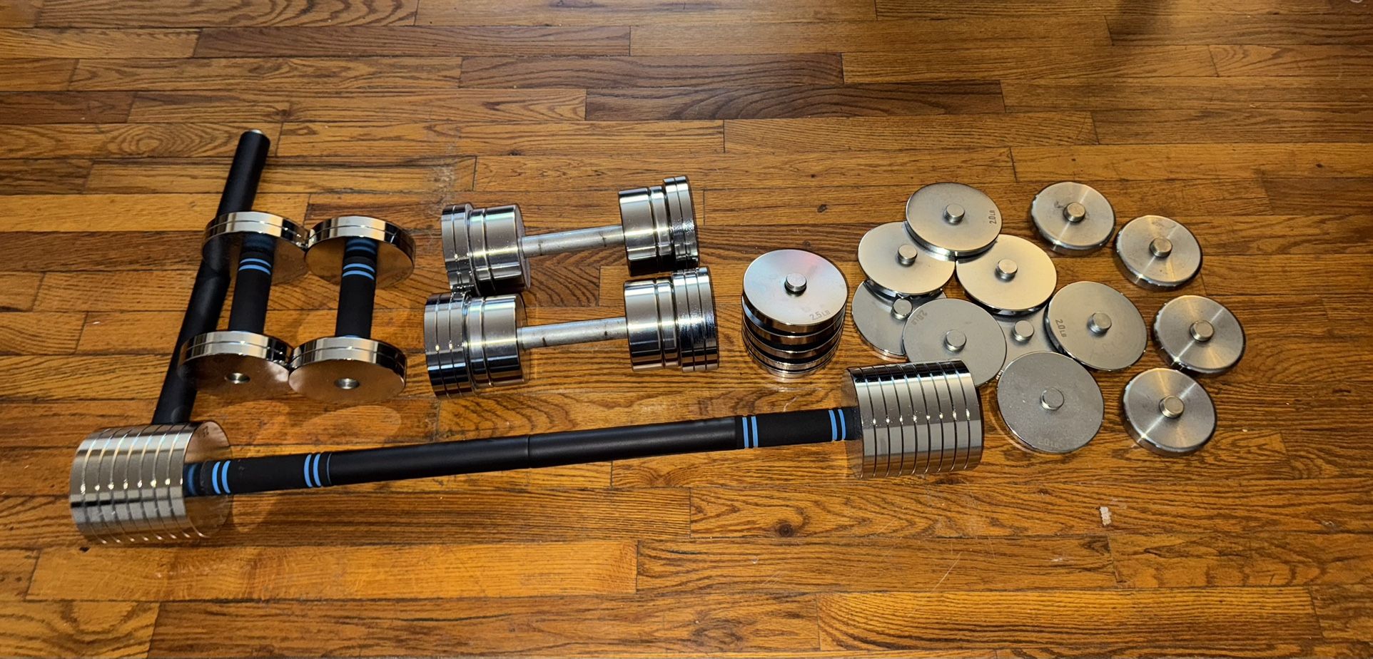 North Deer Adjustable Dumbbell Set – 100+ lbs Total