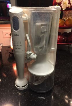 BRAUN MULTI QUICK HANDHELD BLENDER (NEW/UNUSED)
