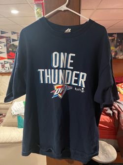Okc thunder nba finals 2025 shirt ONE THUNDER men’s 2XL