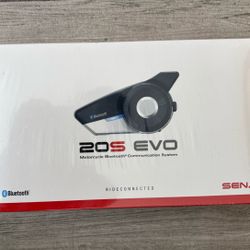 Sena 20S EVO Bluetooth Motorcycle Communication System – New Sealed