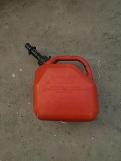 Two gallon gas jug