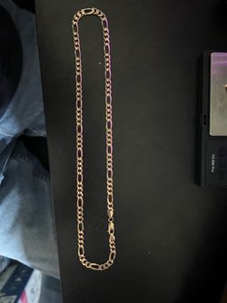14k solid Figaro chain 20”