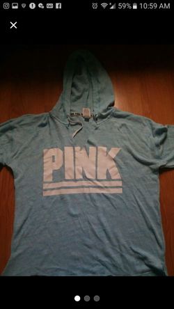 Pink hoodie top