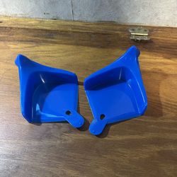 2pcs Car wheel chock for winding hoses