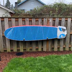 8’ BlooTide Tri-Fin Foam Surfboard  - NEE