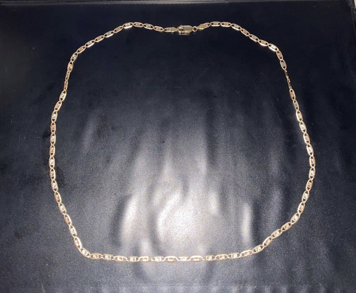 Gold 14k Chain Valentino Necklace 23 Inches heavy Stamped...