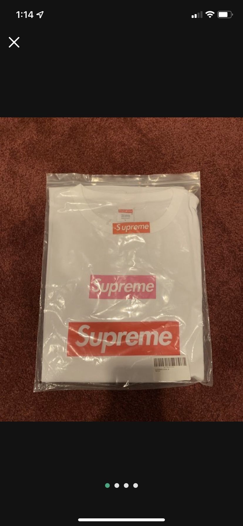 SUPREME **Rare** Pink Box Logo Size L & M