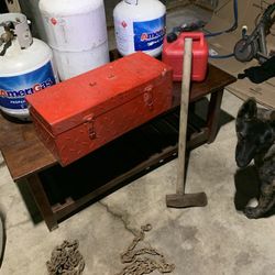 Toolbox 20 Pick Axe 15 Sledge Ax 10 Chain 15