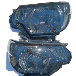 12-15 Toyota Tacoma Headlights Luces Calaveras Micas Faros Focos Faroles Headlamps 