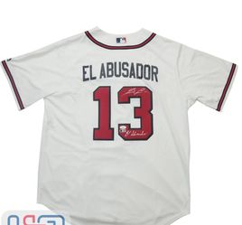 Ronald Acuna Jr Signed Majestic White Jersey Authentication Certification JSA (Best Offer) 