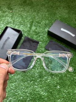 Chrome Glasses Clear (I CAN DELIVERR)