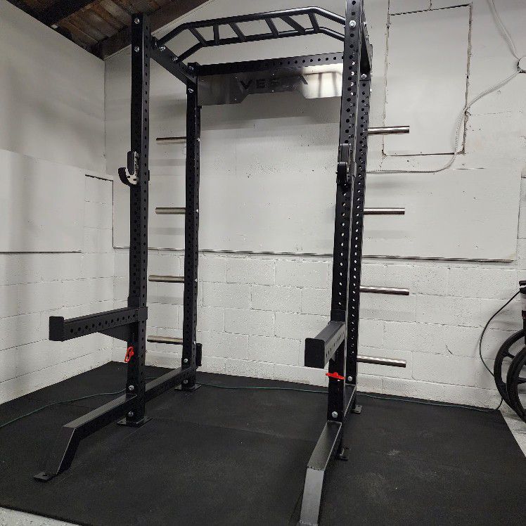 New Half Squat Rack |  Commercial Grade | 11 Guage Steel | 3x3 Uprights | Gym Equipment | Fitness | Excercise | Workout | FREE DELIVERY 🚚