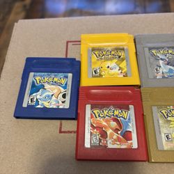Pokémon and Other Gameboy Games 