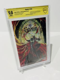 Spawn #300 SIGNED Greg Capullo CBCS 9.8 J. Scott Campbell Variant 1st Appearance