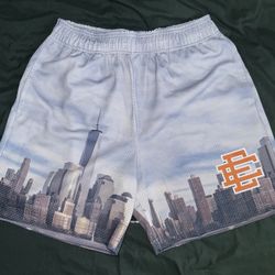 EE New York City Skyline shorts