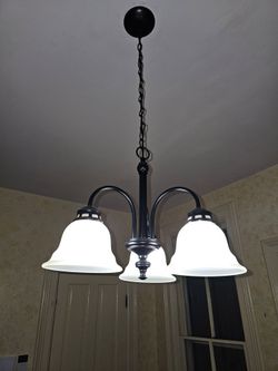 3 light hanging fixture x2