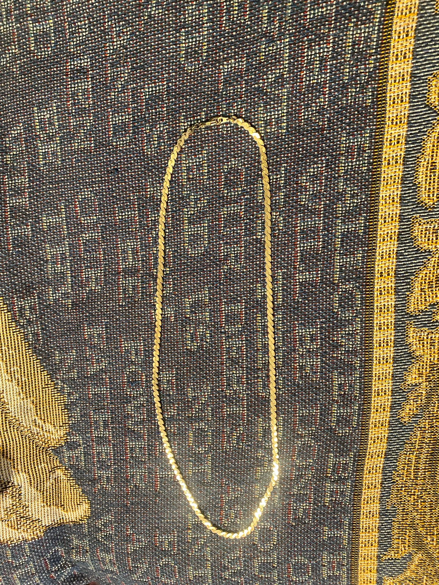 24" gold chain