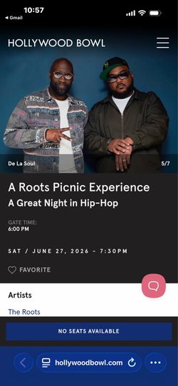 À Roots Experience @The Hollywood Bowl