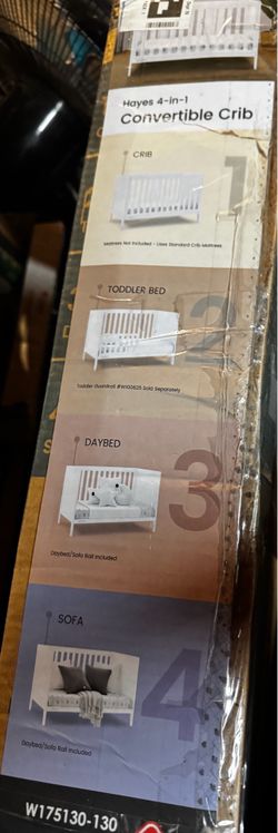 4 in 1 Convertible Baby Crib