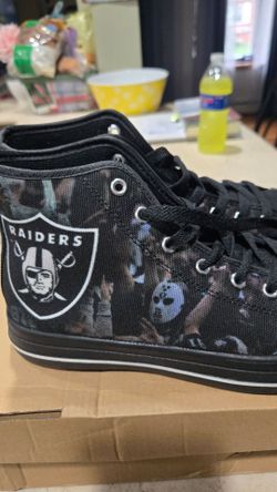 RAIDERS SNEAKERS WOMENS SIZE  8