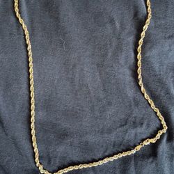 10k gold rope chain