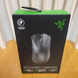RAZER DeathAdder V3 HyperSpeed Ultra-Lightweight Wireless Esports Mouse - Black NEW 