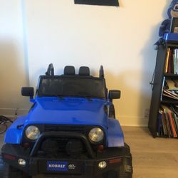 Blue Kobalt Electric Jeep 