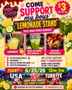 Today-Lemonade stand 🍋
