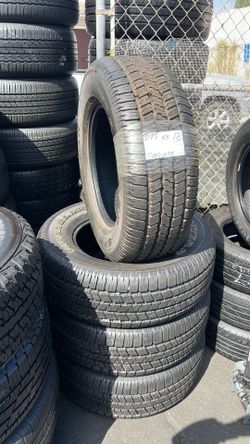 275/65/18 Goodyear  Set Of 4 Tires 95% life Installed And Balanced Set De 4 Llantas Como Nuevas Instaladas Y Balanceadas