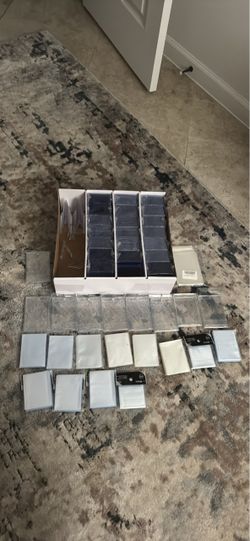Trading Card Supplies Bundle (ALL BRAND NEW) Top Loaders, Penny Sleeves, Stands & Magnetic Cases