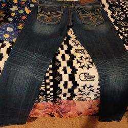 Ladies Brand New Rock Revival Stephan Style Skinny Jeans For Sale 