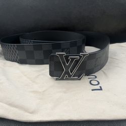 Black Louis Vuitton Belt