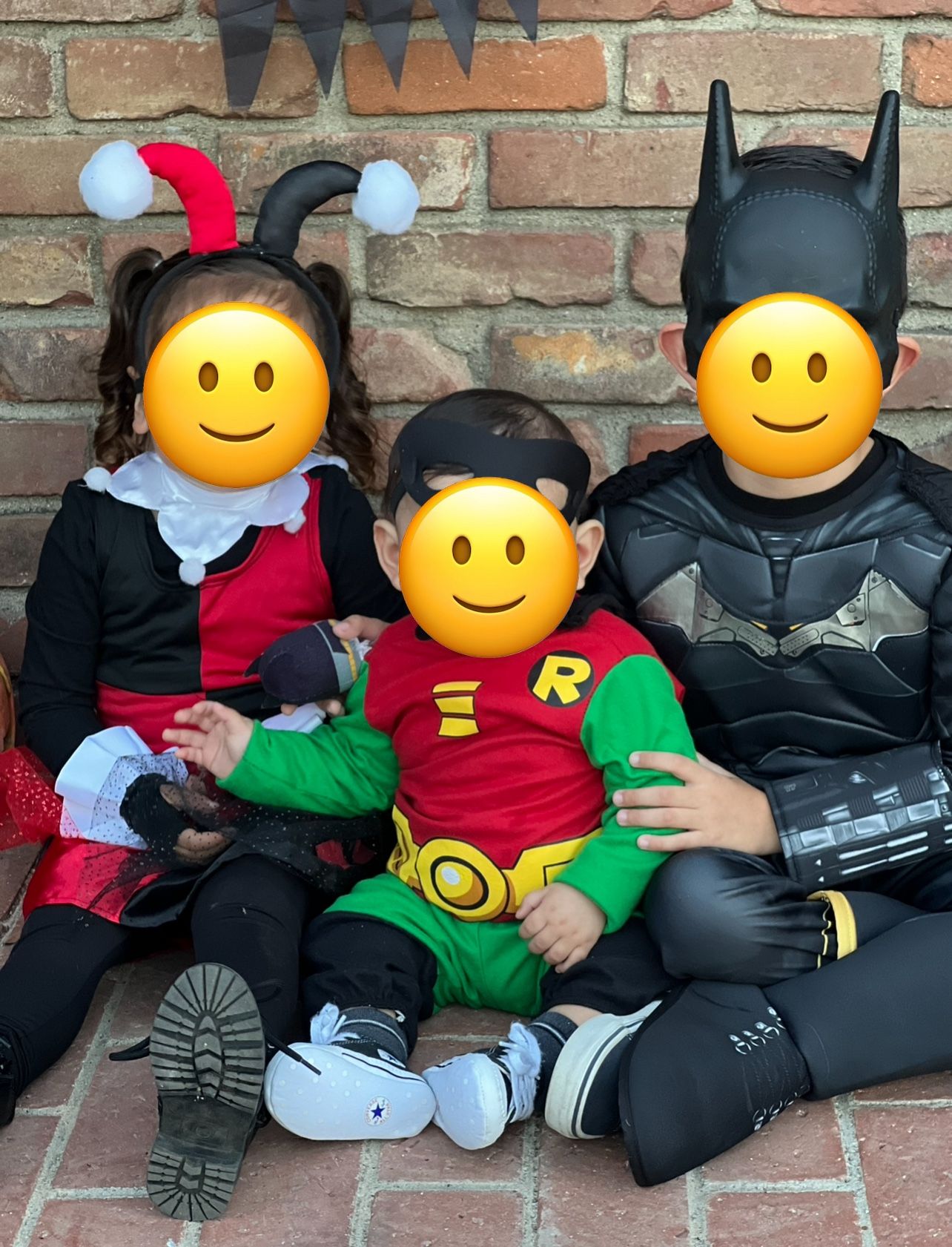 Kids Batman, Robin, and Harley Quinn Costumes!!