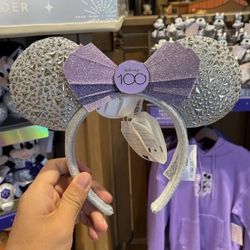 Disney Ears - 2023 Minnie Mouse Ear Headband 100 Year of Wonder Anniversary