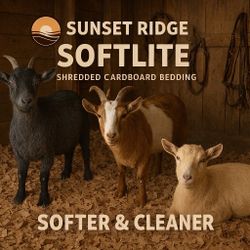 Animal Bedding Alternative - Cleaner, Drier Stalls (Better Than Shavings)
