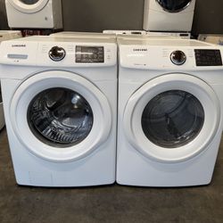 SAMSUNG XL CAPACITY WASHER DRYER ELECTRIC SET 