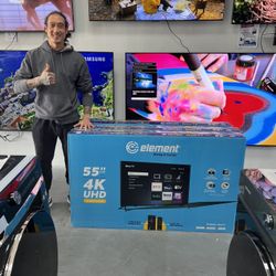 Element 55” Roku 4K UHD Smart TV