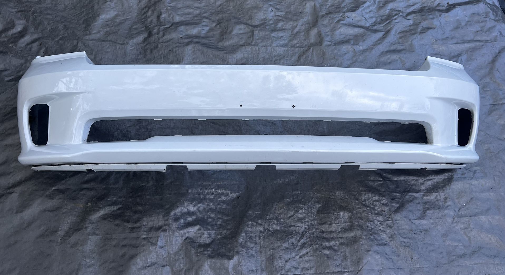 2013 2014 2015 2016 2017 DODGE RAM 1500 SPORT FRONT BUMPER COVER PLASTIC WHITE