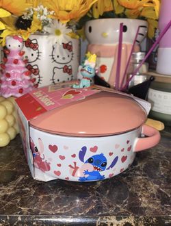 Stitch Valentines Brie Baker 💙🩷