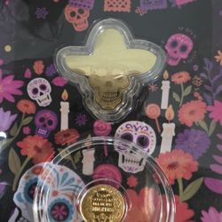 Gold Día De Los Muertos