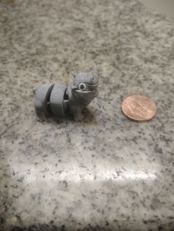 3D Printed Tardigrade Miniature Figure