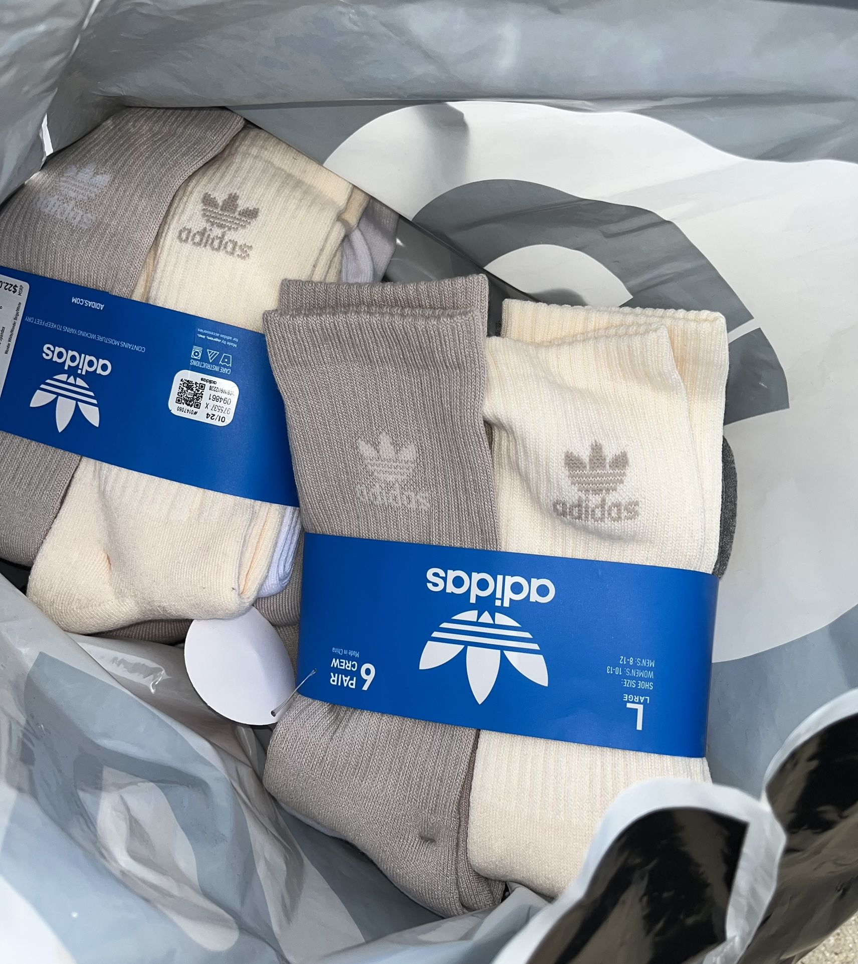 Adidas Men’s Socks Brand New