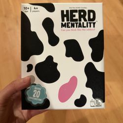 Herd Mentality: Udderly Funny Family Board Game | Easy & Fun for Big Groups of 4-20 Players | Includes 20 Extra Exclusive Questions