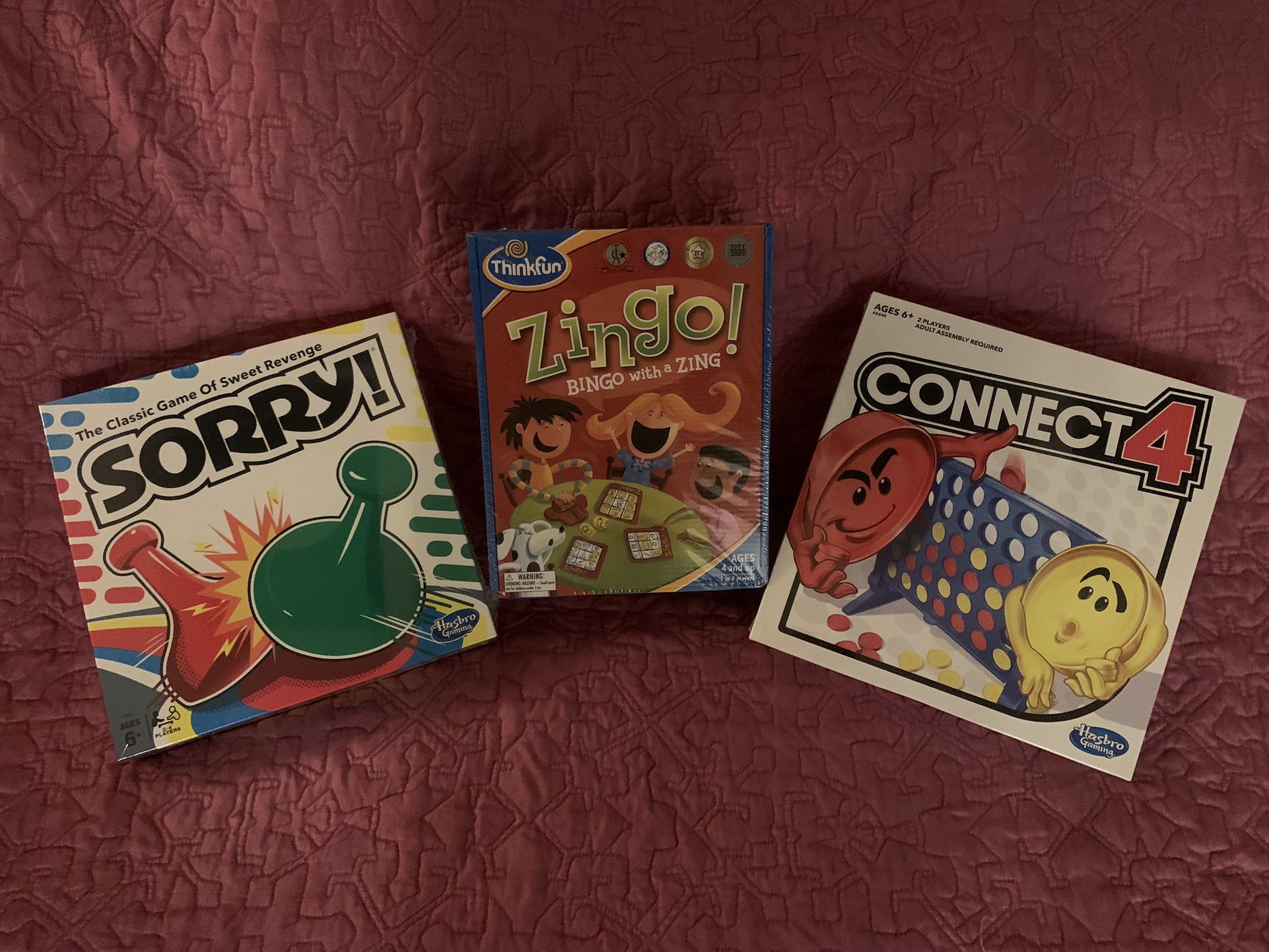 Brand New Board Games ages 4-6 and Up