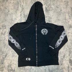 Chrome Hearts Black Zip Up