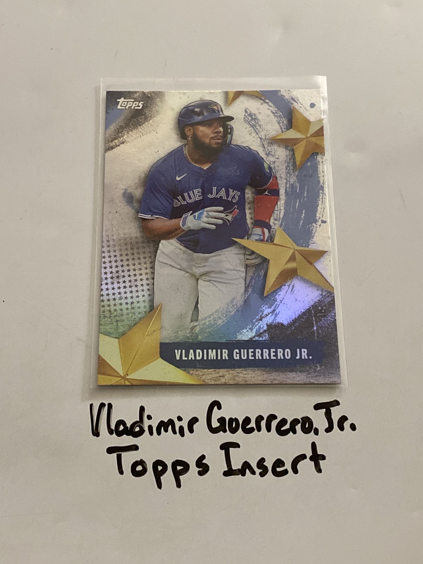 Vladimir Guerrero,Jr. Toronto Blue Jays 1st Baseman Topps Short Print Insert Card.