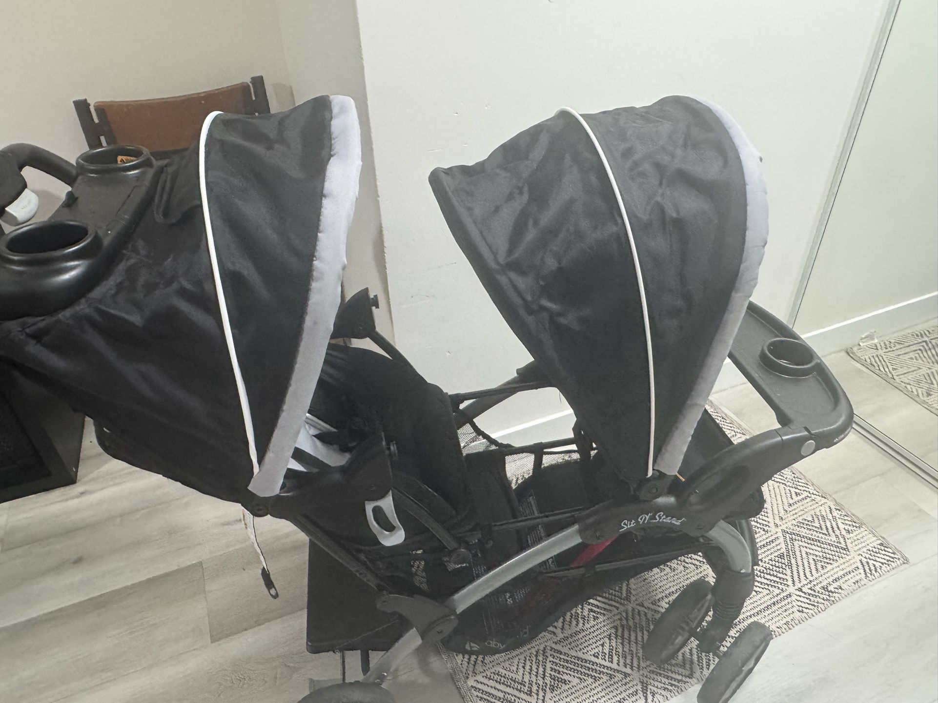 Double Stroller Baby Trend Sit And Stand 