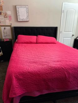 Queen Bed frame and mattress